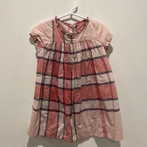 Burberry Pink Giant Exploded Check Dress